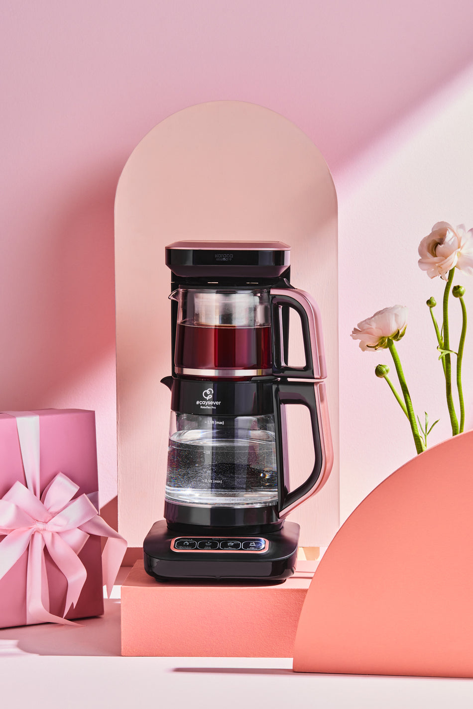 Karaca Tea Lover Robotea Pro Connect Smart Talking Glass Tea Maker 4 in 1 - MALLTURK