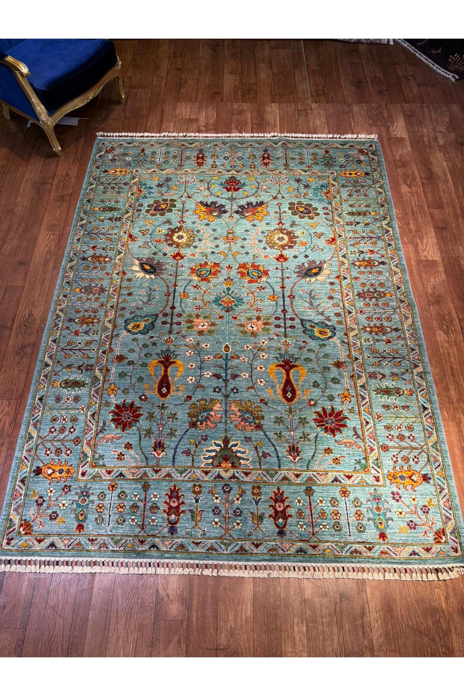 Wool Hand-Woven Afghan Rug