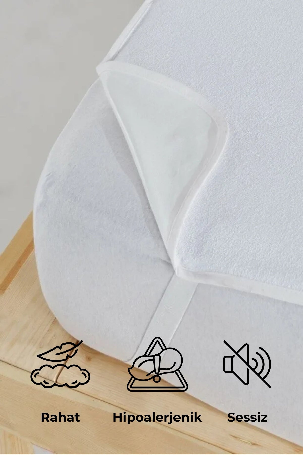 Denizli Waterproof Cotton Fitted Baby & Kids Mattress Protector - MALLTURK