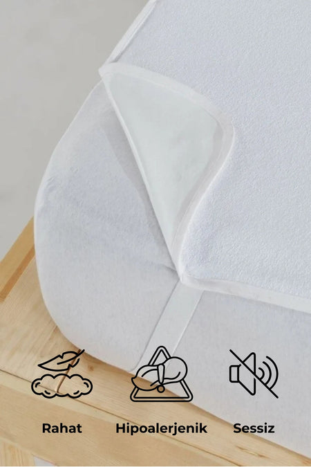 Denizli Waterproof Cotton Fitted Baby & Kids Mattress Protector - MALLTURK
