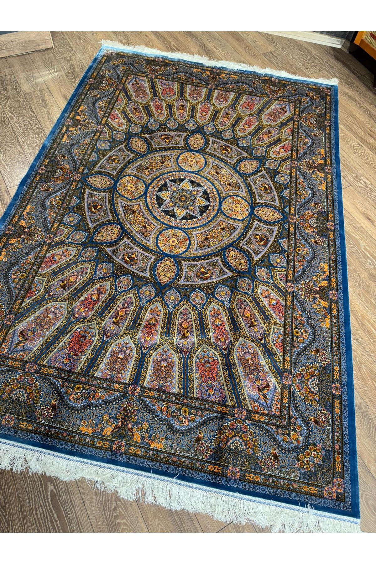 Rustikev Iranian Silk Rug - MALLTURK
