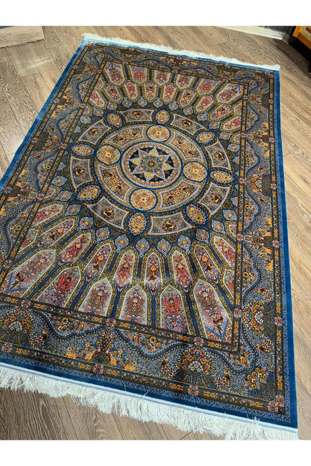 Rustikev Iranian Silk Rug - MALLTURK
