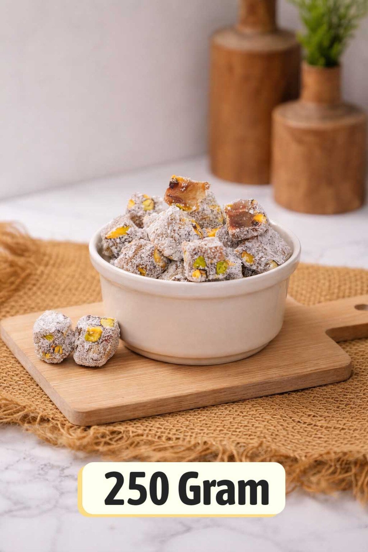 ULKU KURUYEMIS 250 g Fresh Double Roasted Pistachio Turkish Delight Sweet Snack - MALLTURK