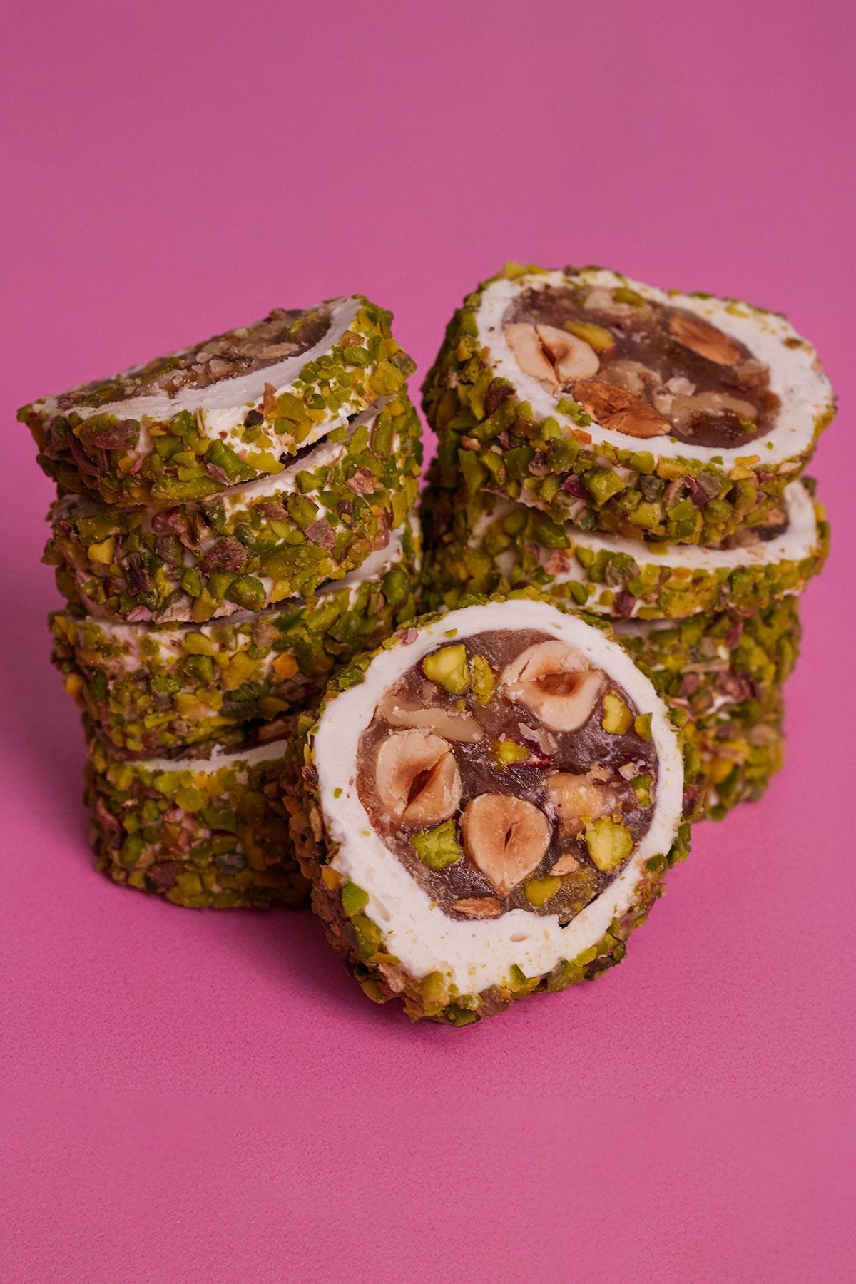 Derme Rolled Turkish Delight fistik Coated 300 g - MALLTURK