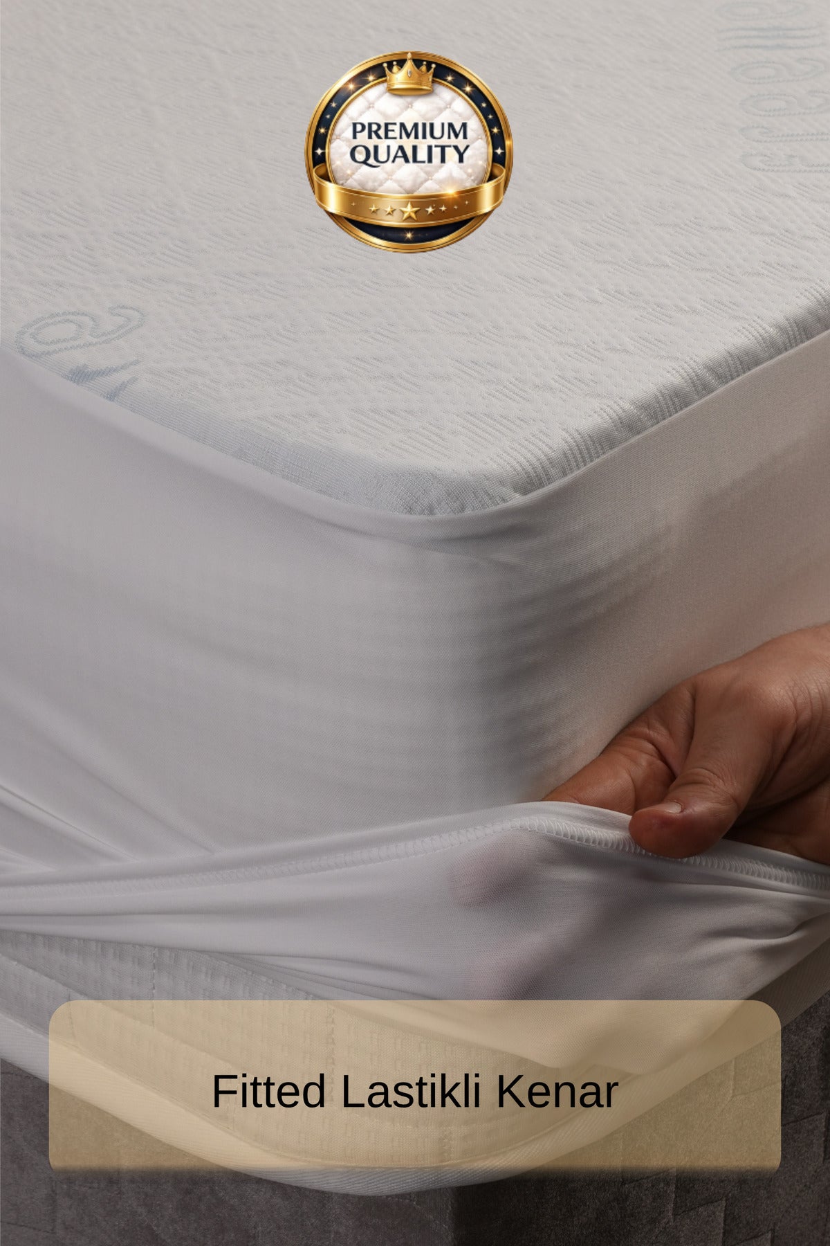Elzenor Elegance Serin Tutan Waterproof Fitted Mattress Protector - MALLTURK