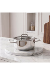 Aryildiz Colombus Handle Glass Lid Stock Pot