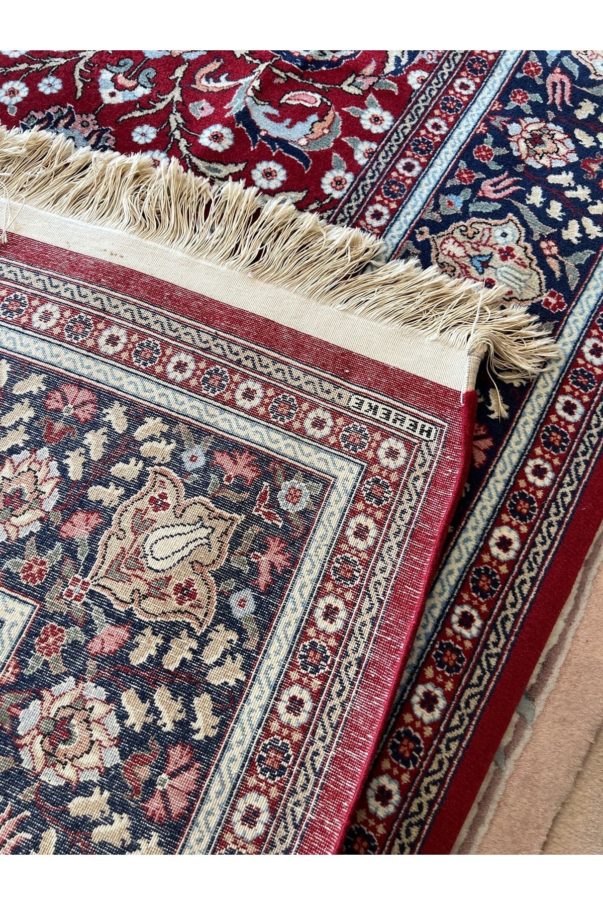 RD RAMAZAN DAG Hand Rug Art Hand-Woven Sumerbank Hereke Rug Signed Viyana Design Natural Dye Size 300x200 - MALLTURK