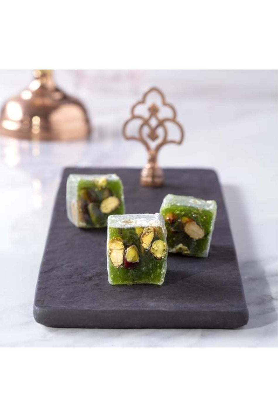 Sekerci cafer erol kivi Flavored Pistachio fitil Turkish Delight - MALLTURK