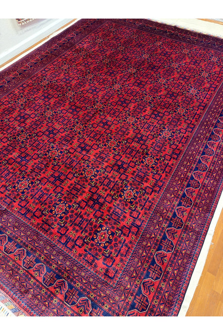 Afgan Rug Hand-Woven 12 Meter Large Living Room Special Offer 100% Wool Natural Dye - MALLTURK