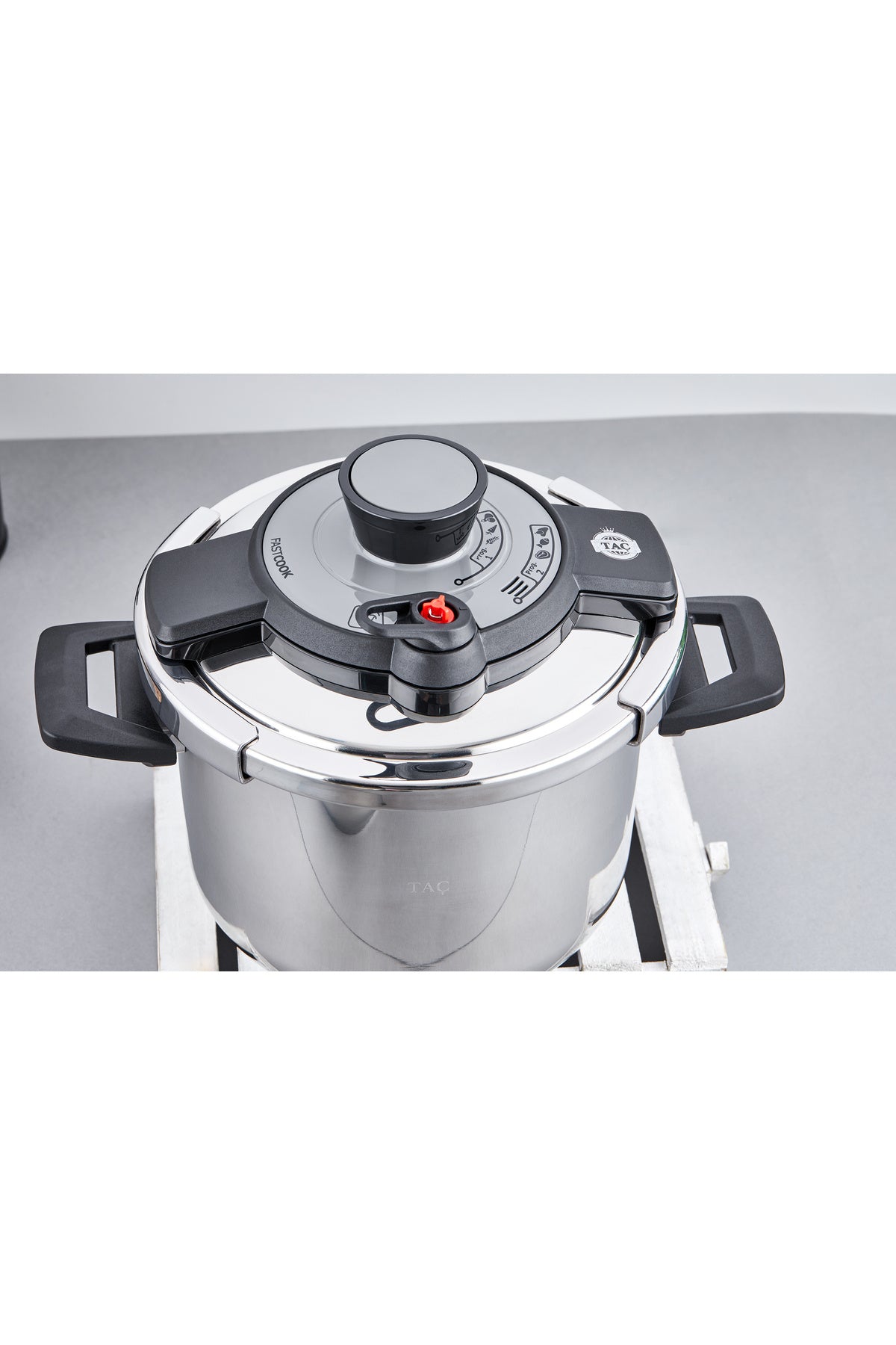 Tac FastCook 2-Piece 4+6 Liter induction Base Pressure Cooker Set - MALLTURK