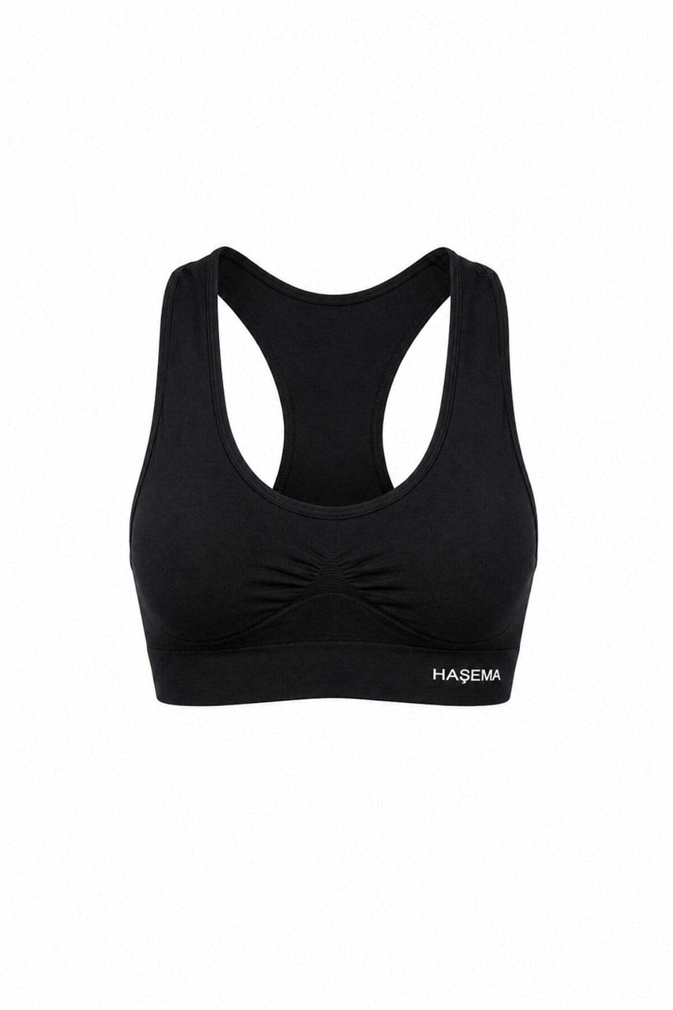 Hasema Cross Back Shaping Black Swimsuit Sports Bustier Inner Sleeve 6072 - MALLTURK