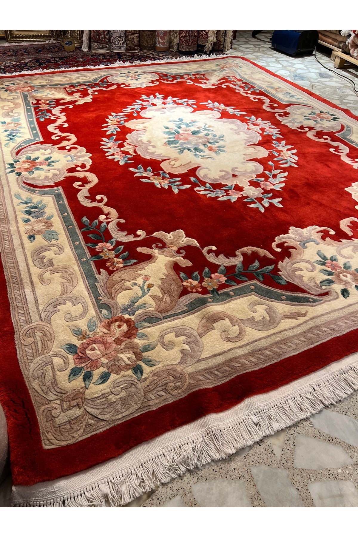 RD RAMAZAN DAG Hand Rug Art Hand-Woven Embossed Chinese Rug Premium Quality Size 310x246