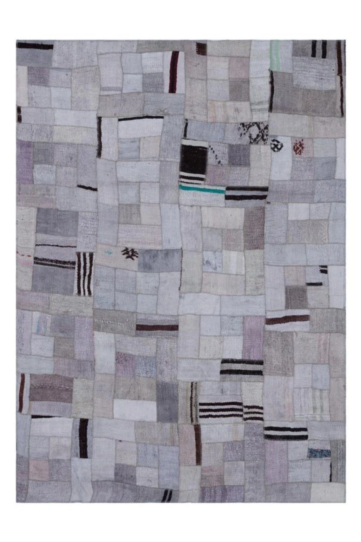 Apex Rug Kilim Patchwork Natural Hand-Woven 33003 170 x 237 cm
