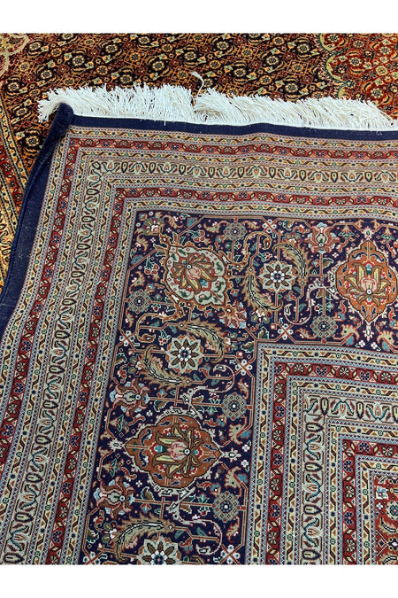 RD RAMAZAN DAG Hand Rug Art Hand-Woven Iranian Mahi Rug Wool Blend Premium Quality Size 400x300 - MALLTURK