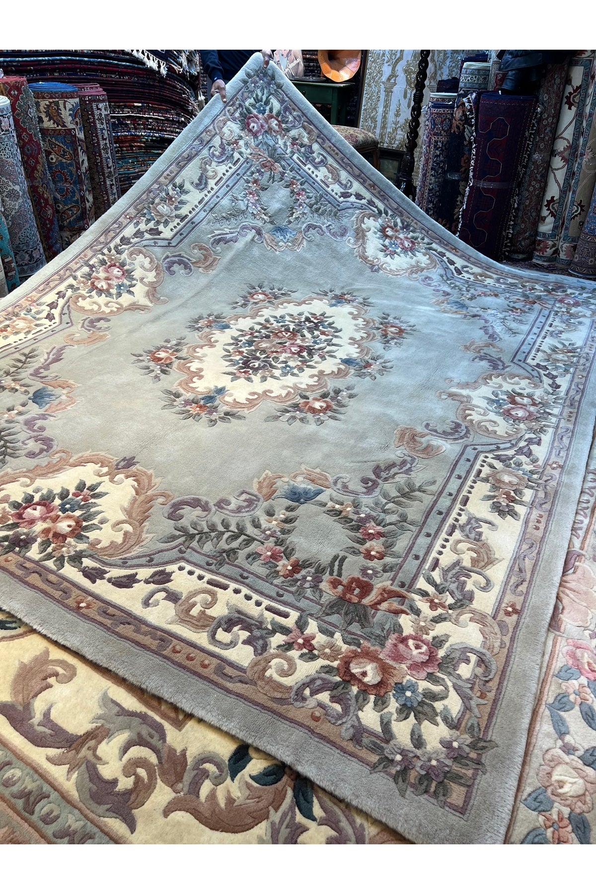 RD RAMAZAN DAG Hand Rug Art Hand-Woven Embossed Chinese Rug Wool Weave 2 El Size 305x240