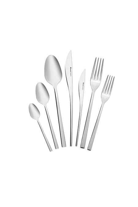 Karaca new everest 84 Piece 12 Place Setting elegance Boxed Flatware Set - MALLTURK