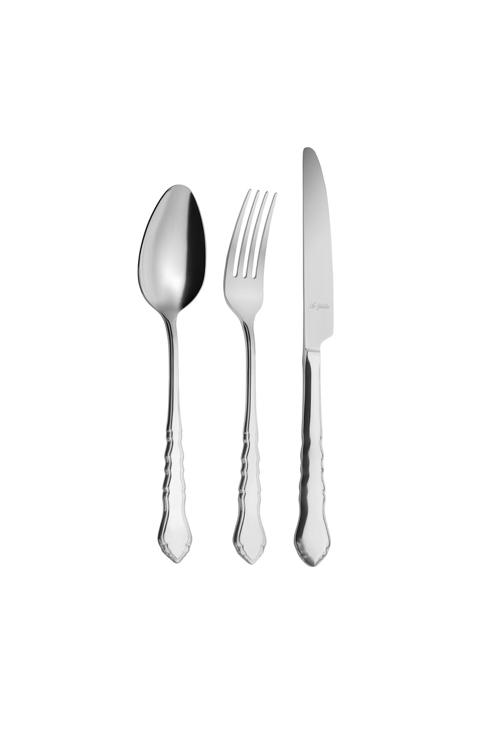 Aryildiz ophelia 84 Piece 12 Place Setting Flatware Set - MALLTURK