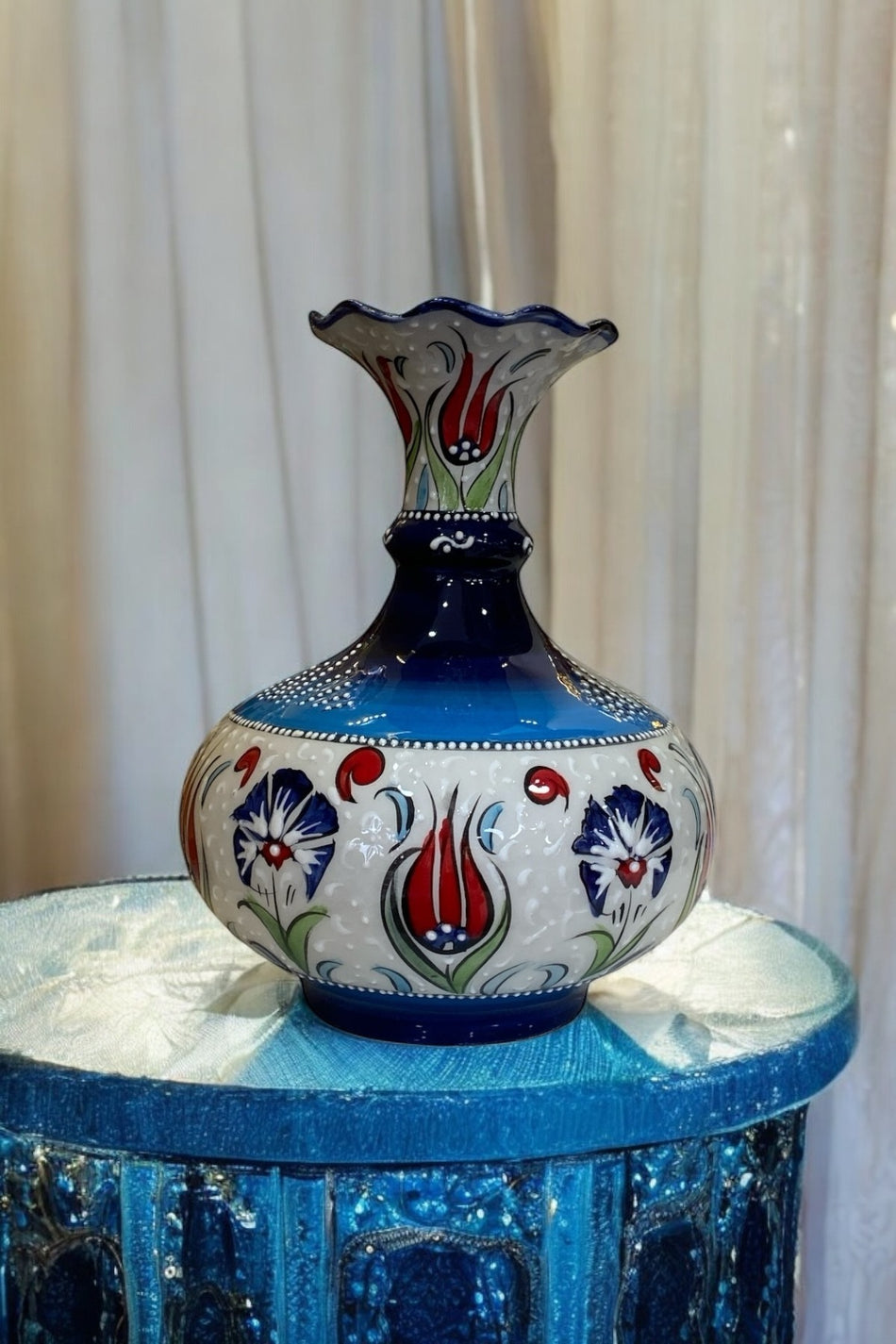Eporselen 20 cm Vase with Saucer