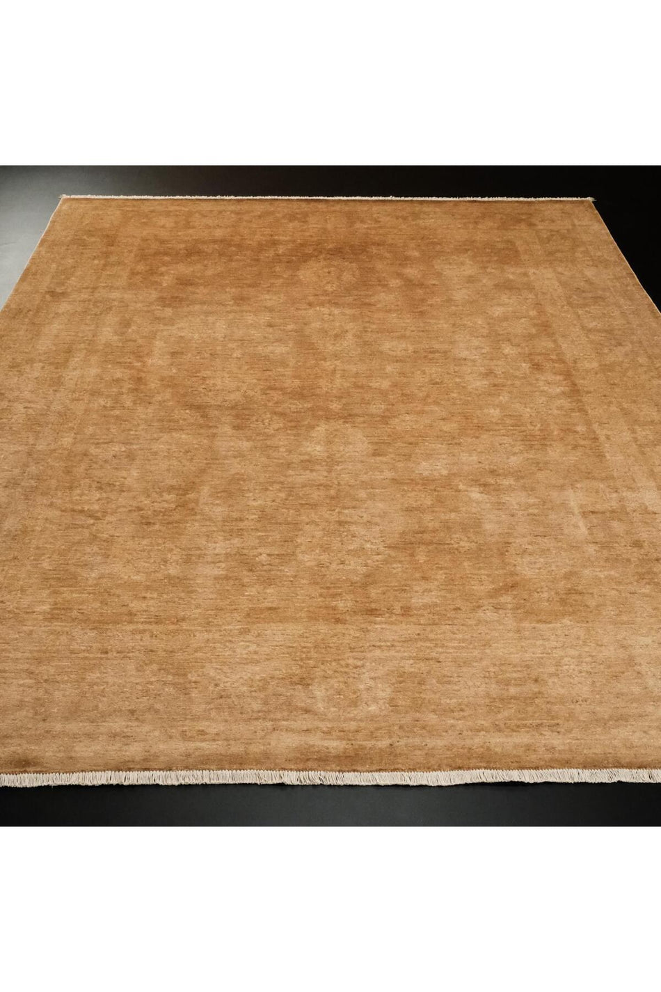 Halicizade Retro Serisi Hand-Woven Yellow Vintage Living Room Office Rug - MALLTURK