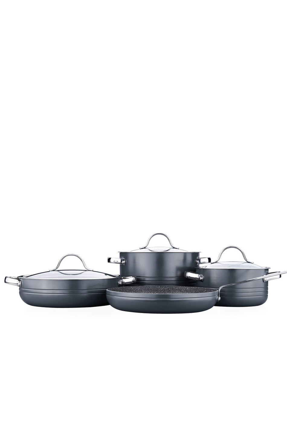KORKMAZ Linea 7 Piece Cosmica Cookware Set