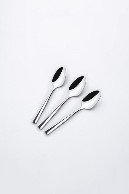 Nehir deniz Plain 12 Piece cay Spoon Set - MALLTURK