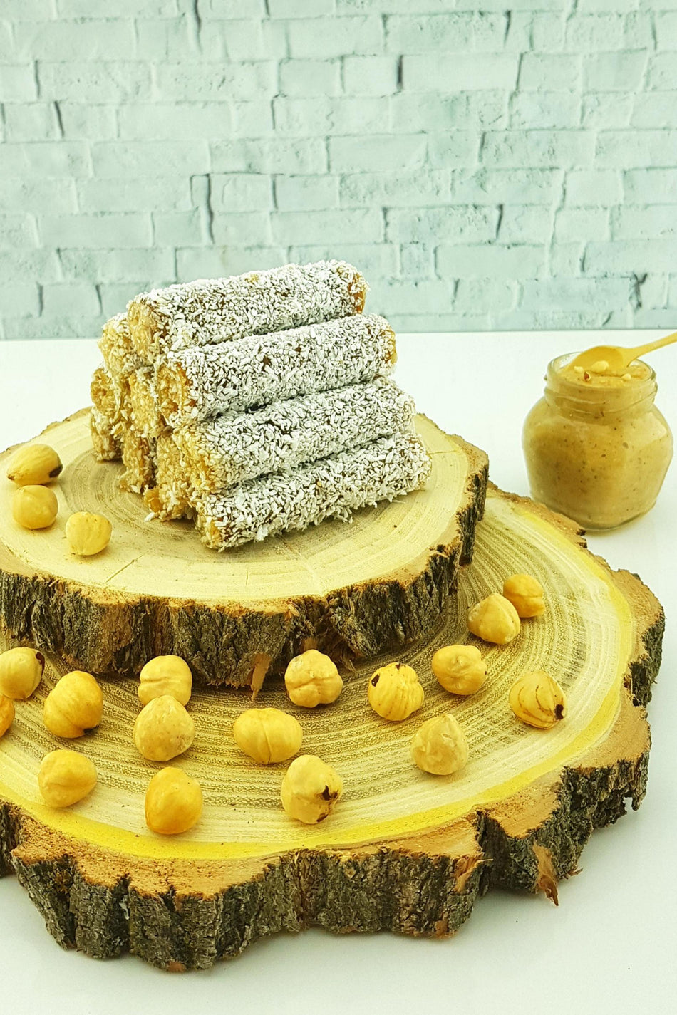 BIrsalkim Fruit Leather kome gumushane Coconut Hazelnut Cream rulo Rolled 1000 g