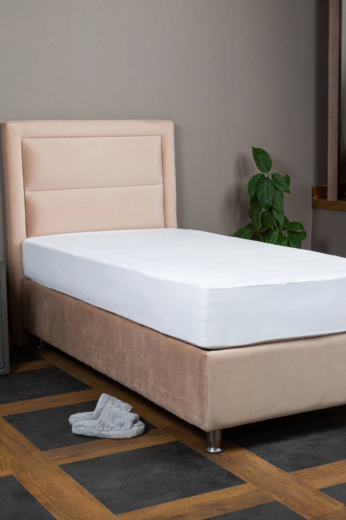 Salbace Waterproof Cotton Fitted Mattress Protector - MALLTURK