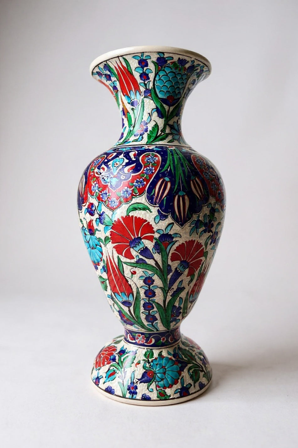 STORESZA Handmade Special Sable Craftsmanship 50cm Alhambra Ceramic Vase (Classic Color) - MALLTURK