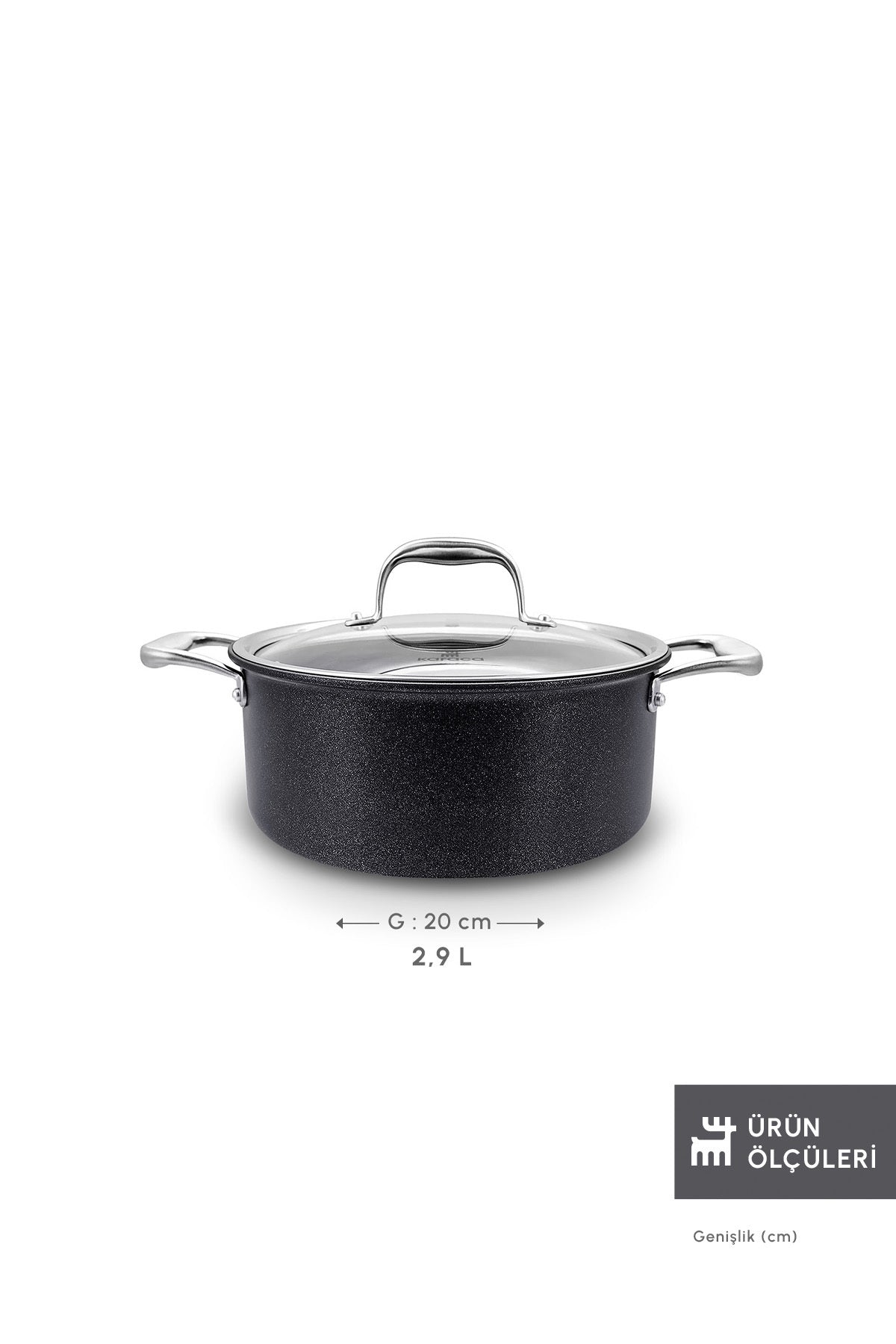 Karaca Biodiamond Pro Induction Compatible Pot - MALLTURK