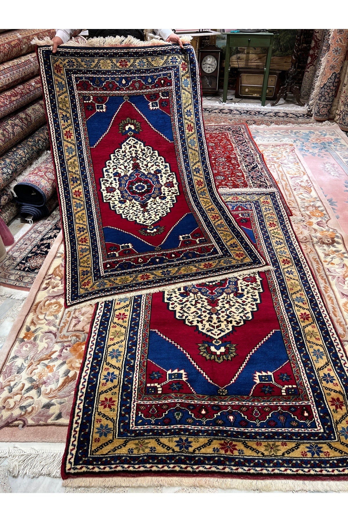 RD RAMAZAN DAG Hand Rug Art Hand-Woven Taspinar Rug Yune Wool Weave Natural Dye