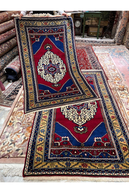 RD RAMAZAN DAG Hand Rug Art Hand-Woven Taspinar Rug Yune Wool Weave Natural Dye