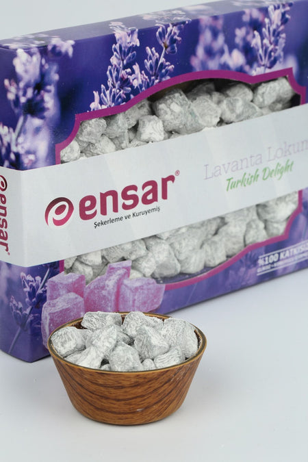 Ensar Sekerleme Lavender Flavored Turkish Delight 250gr - MALLTURK