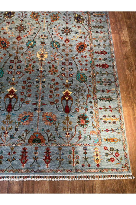 Wool Hand-Woven Afghan Rug