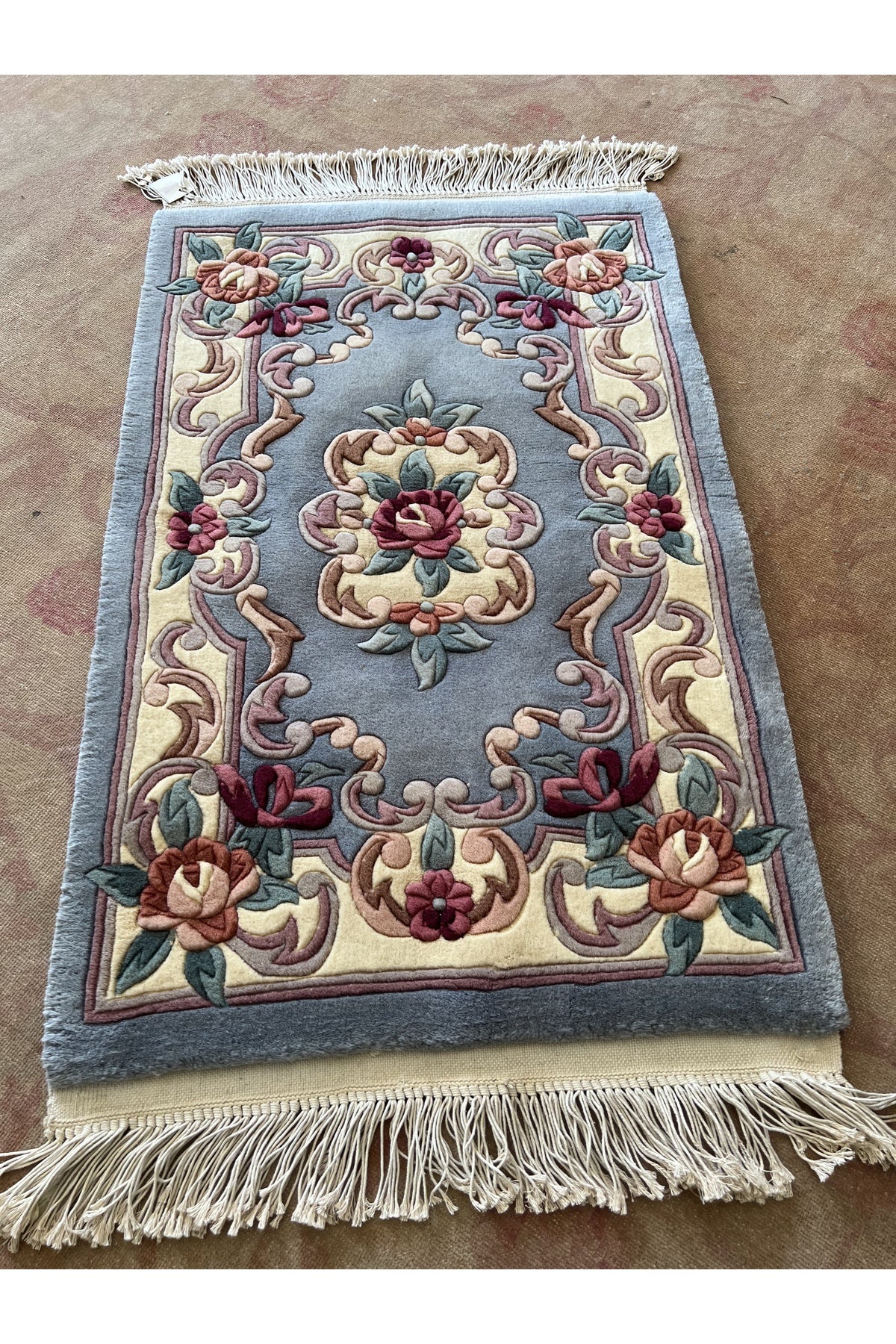 RD RAMAZAN DAG Hand Rug Art Hand-Woven Embossed Chinese Rug Size 100x81 - MALLTURK