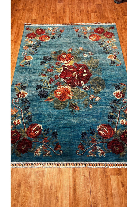 Turkmen Rug Hand-Woven Afghan Sultani Rug