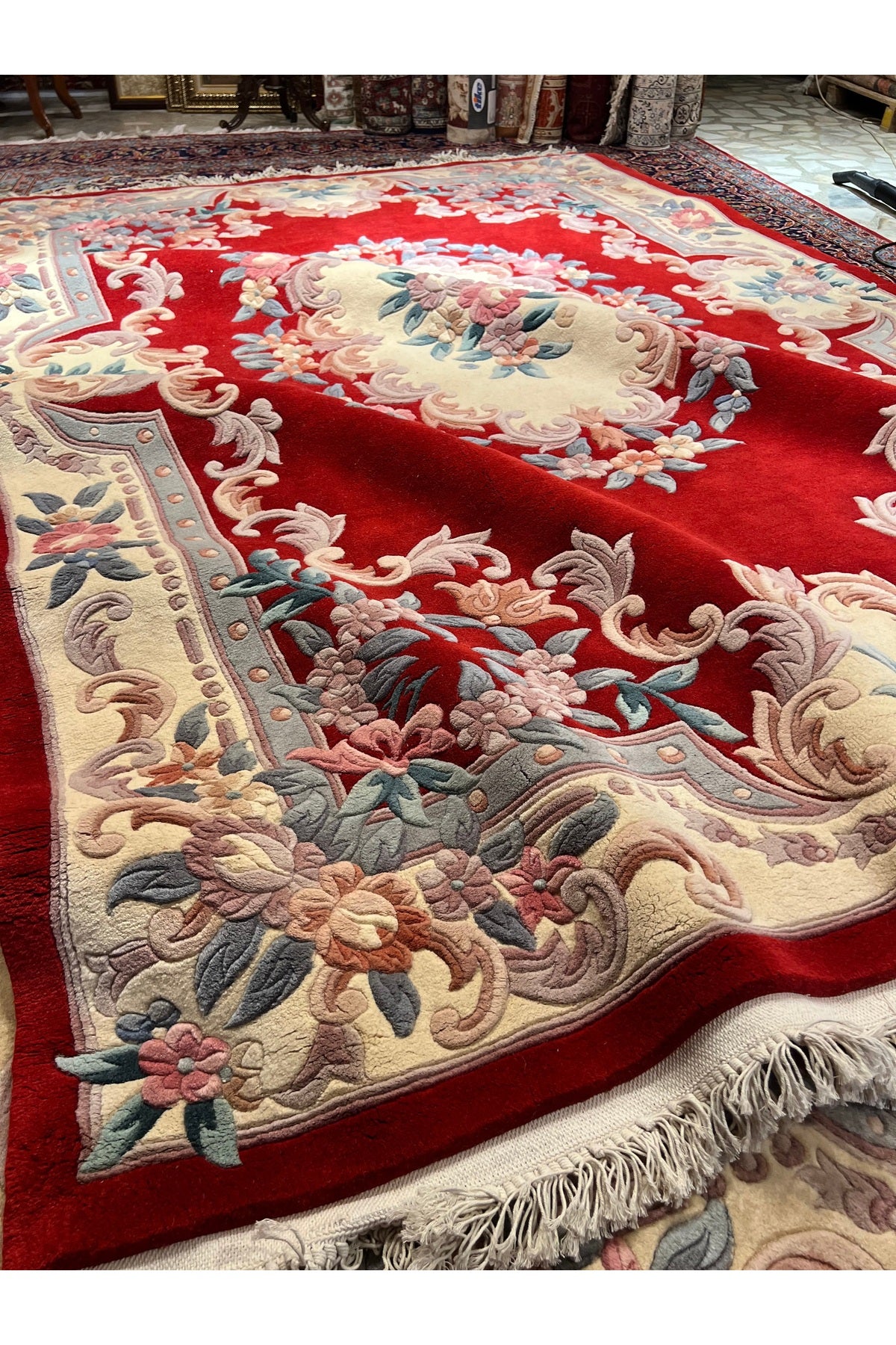 RD RAMAZAN DAG Hand Rug Art Hand-Woven Embossed Chinese Rug Premium Quality Size 300x200 - MALLTURK