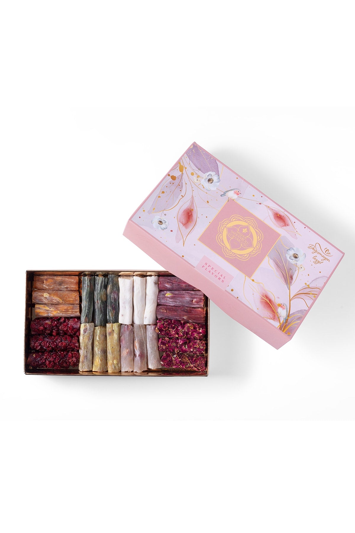 MESHUR safranbolu lokumcusu Assorted parmak Turkish Delight 430 g - MALLTURK