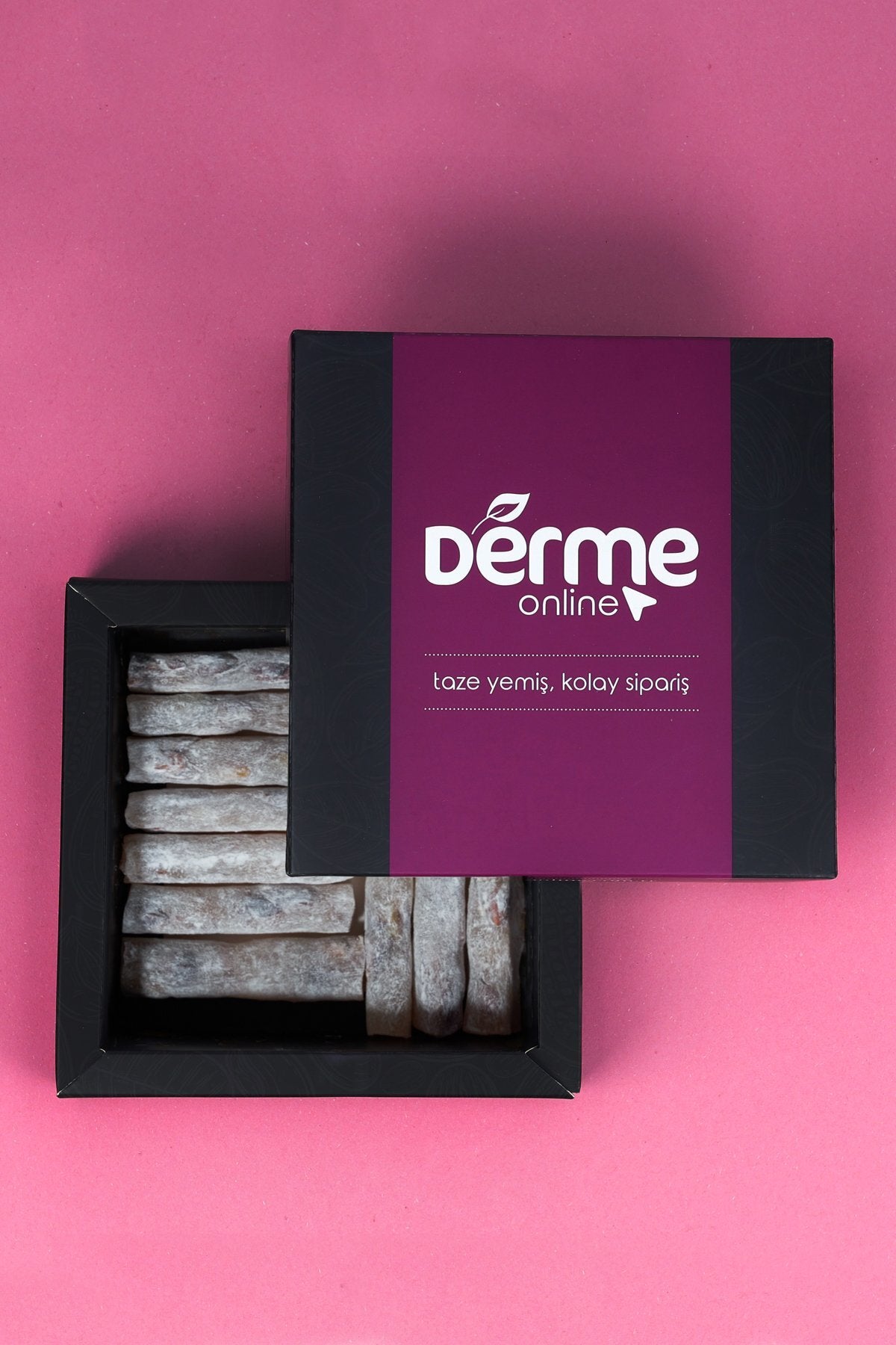 Derme fitil Turkish Delight Pistachio fistik Powdered Sugar 300 g - MALLTURK