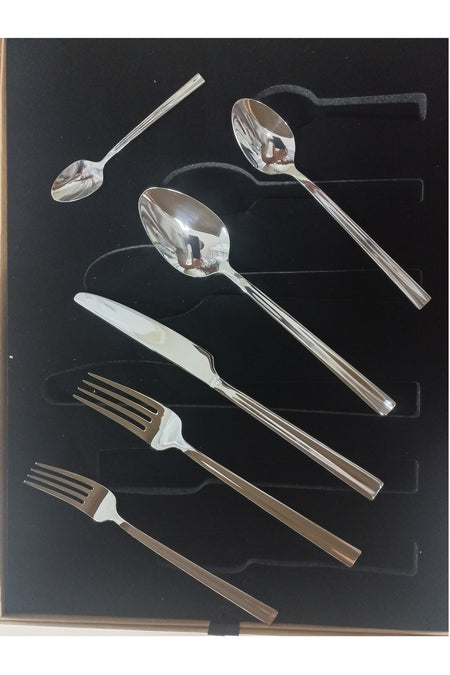 Emsan cinar 72 Piece 12 Place Setting Flatware Set - MALLTURK