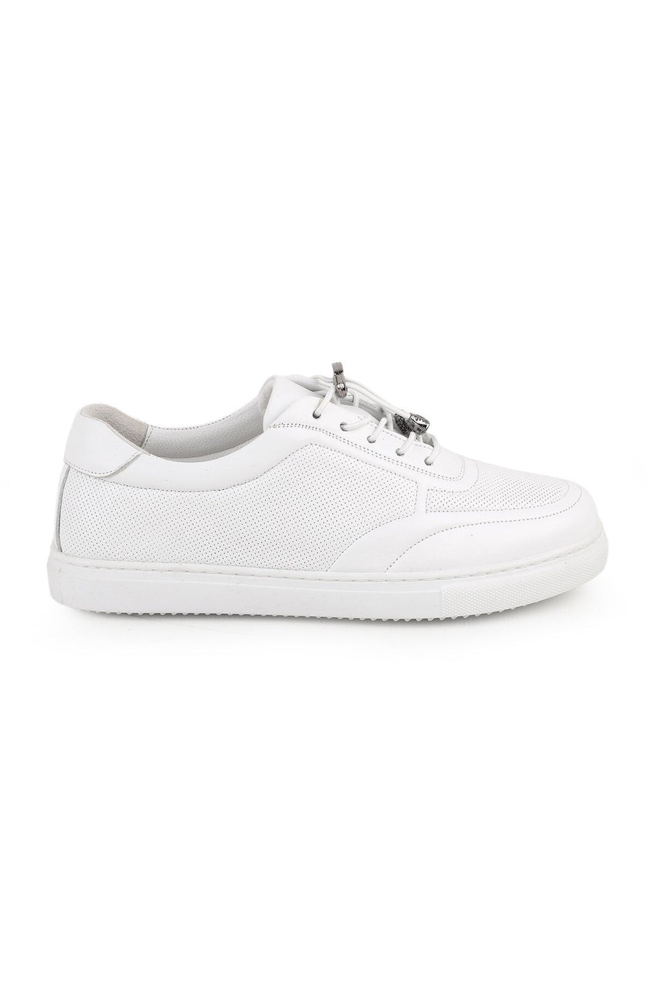L086.901 Genuine Leather Printed Women's Sneaker with Rubber Sole and Accessories