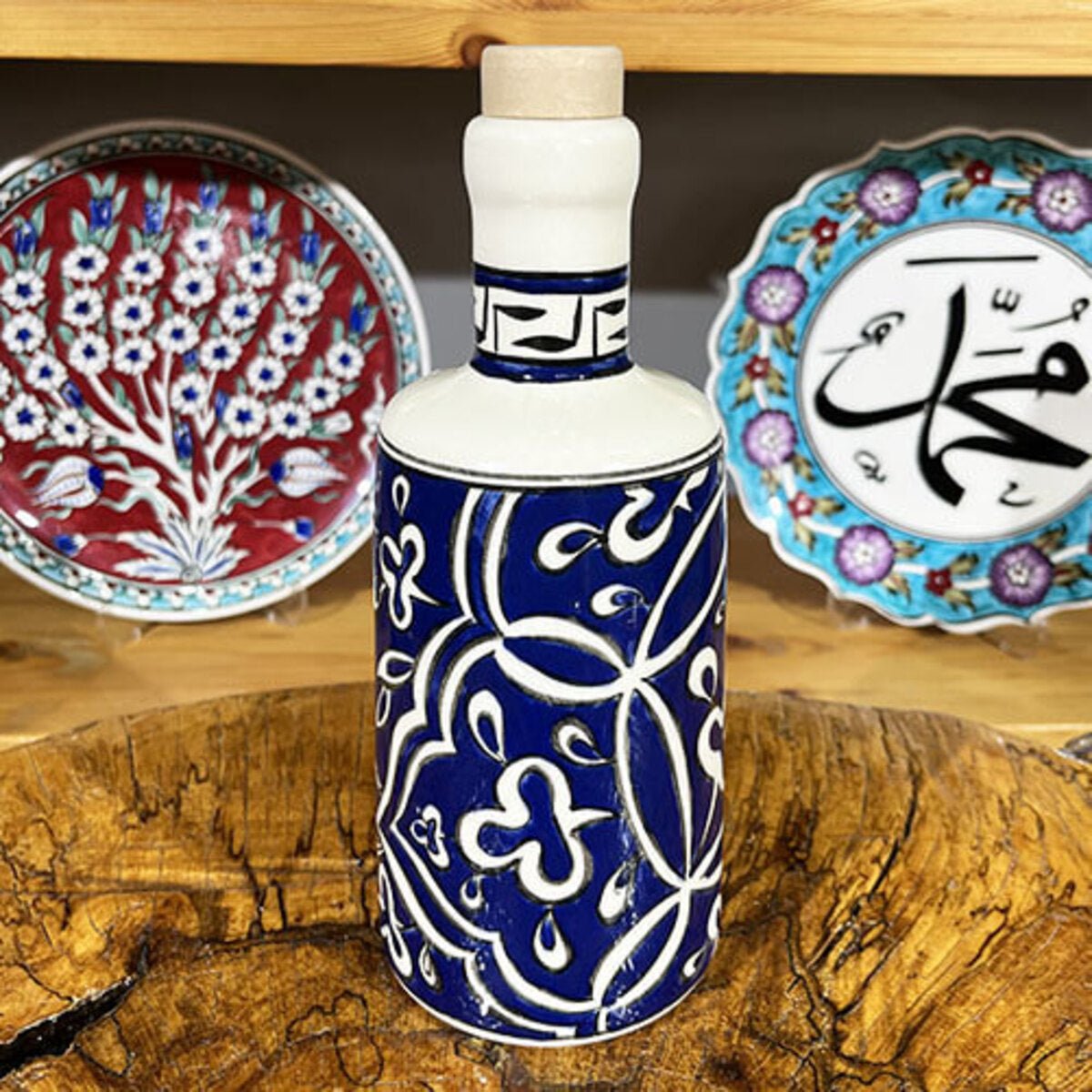 Cini Evi Rumi Patterned Tile Oil Dispenser - MALLTURK