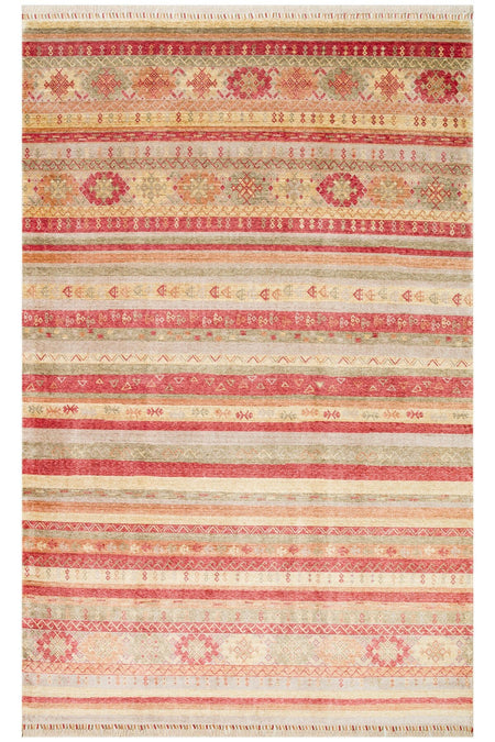 Eko Hali Zara ZR 12 Red Autumn is a special loom rug shaped by the intensive handiwork of women from Usak. - MALLTURK