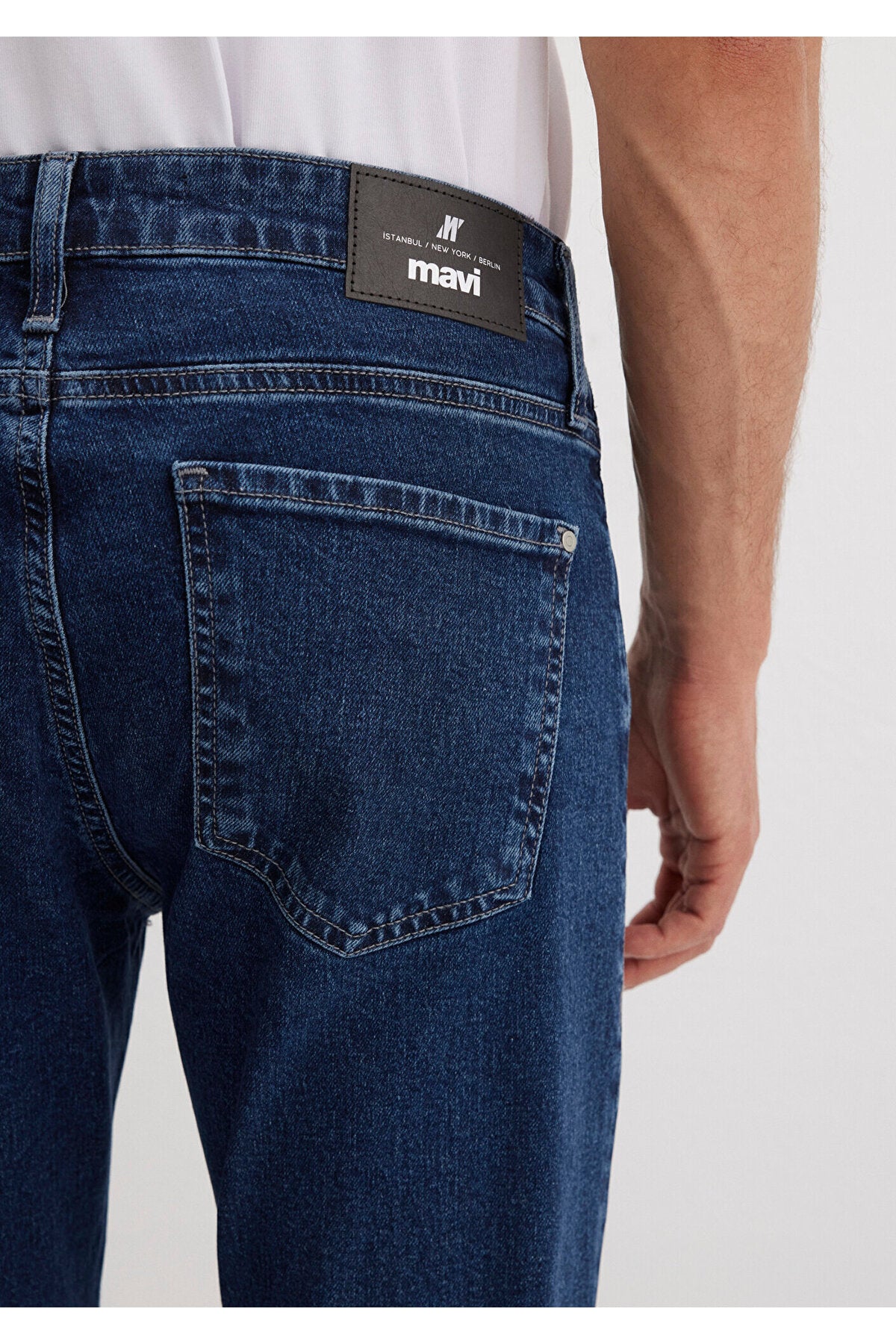 Mavi Milan Street Dark Mavi Denim Jeans 0081088524 - MALLTURK