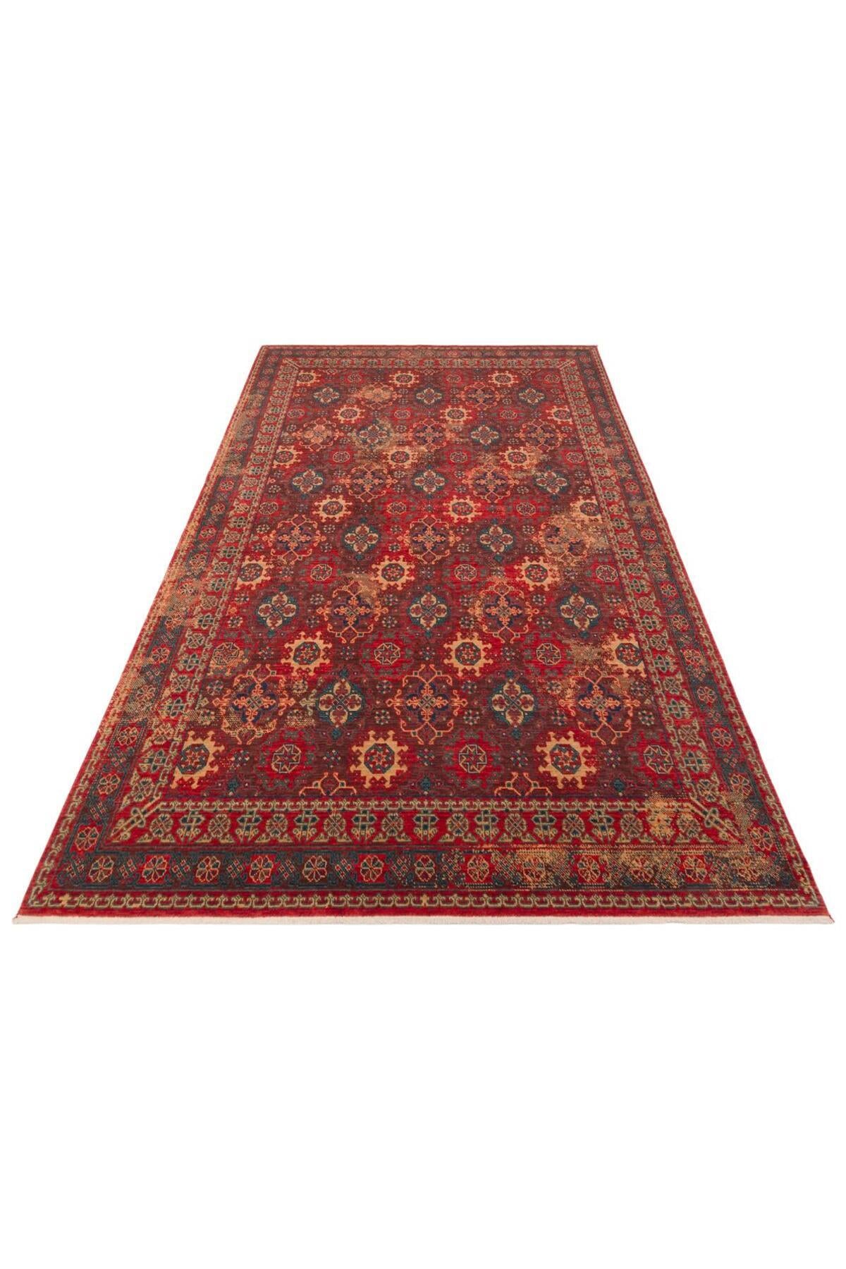 Eko Rug KADIM KDM 06 VIOLET Anatolian Motifs Featuring New Zellanda Wool with Produced Handcrafted High Traditional - MALLTURK