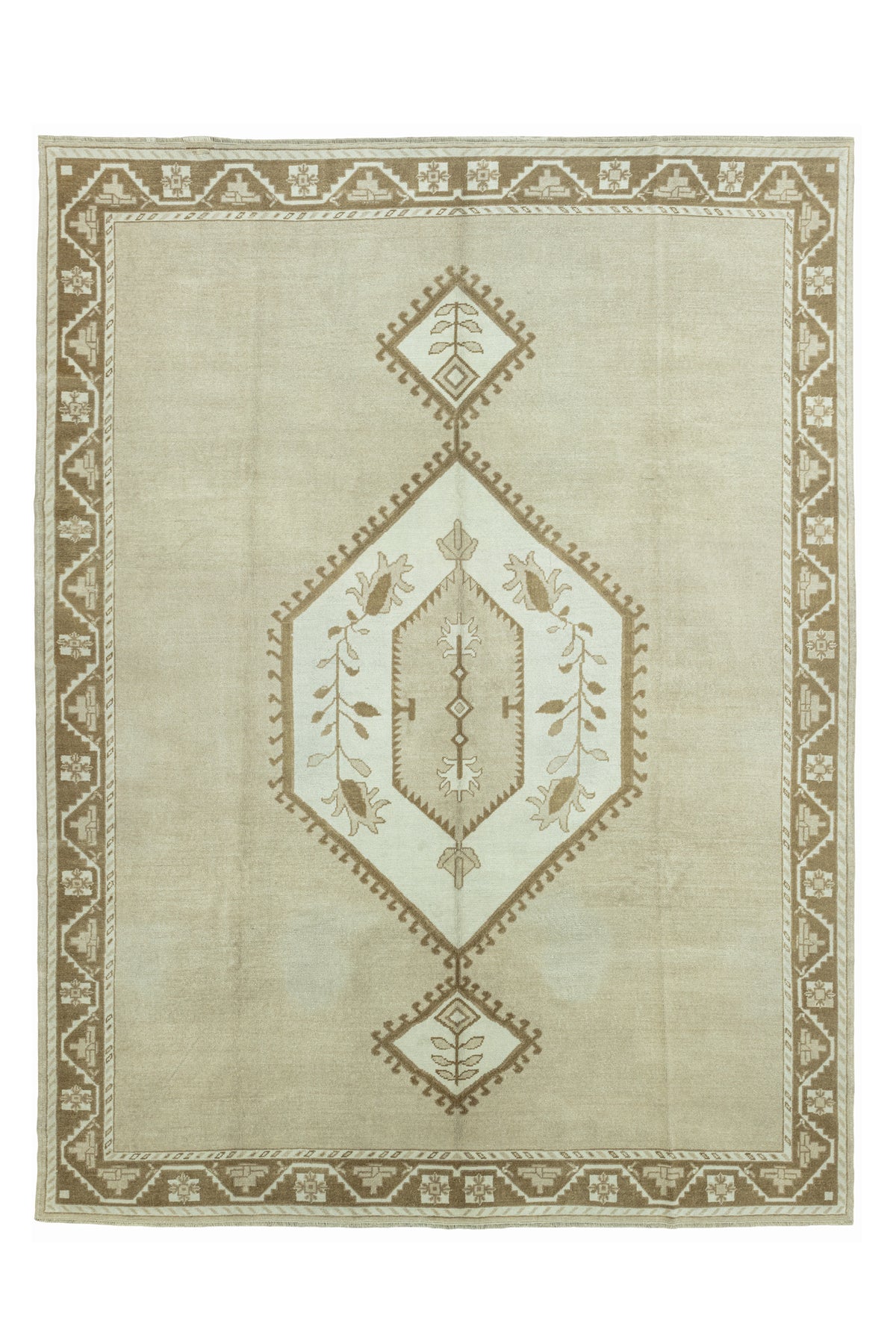 Soho Antiq Sara Geometric Design Wool Rug 315x412 cm - MALLTURK