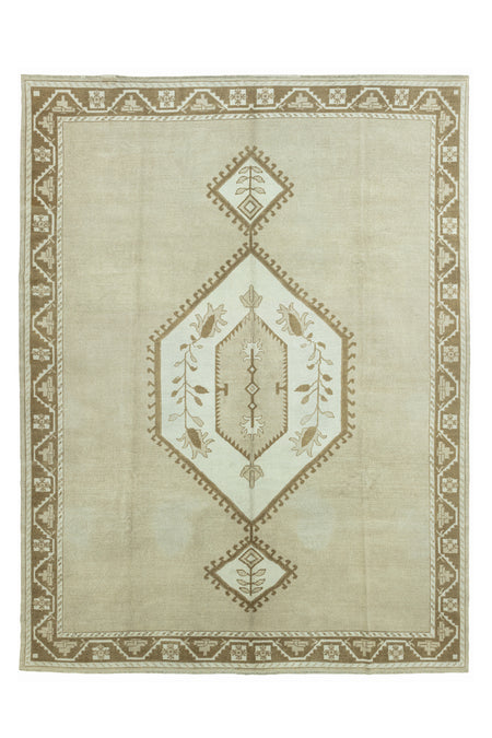Soho Antiq Sara Geometric Design Wool Rug 315x412 cm - MALLTURK