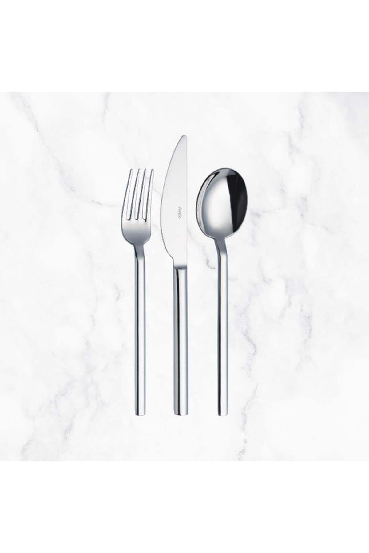 Jumbo 8100 36 Piece 12 Place Setting Flatware - MALLTURK