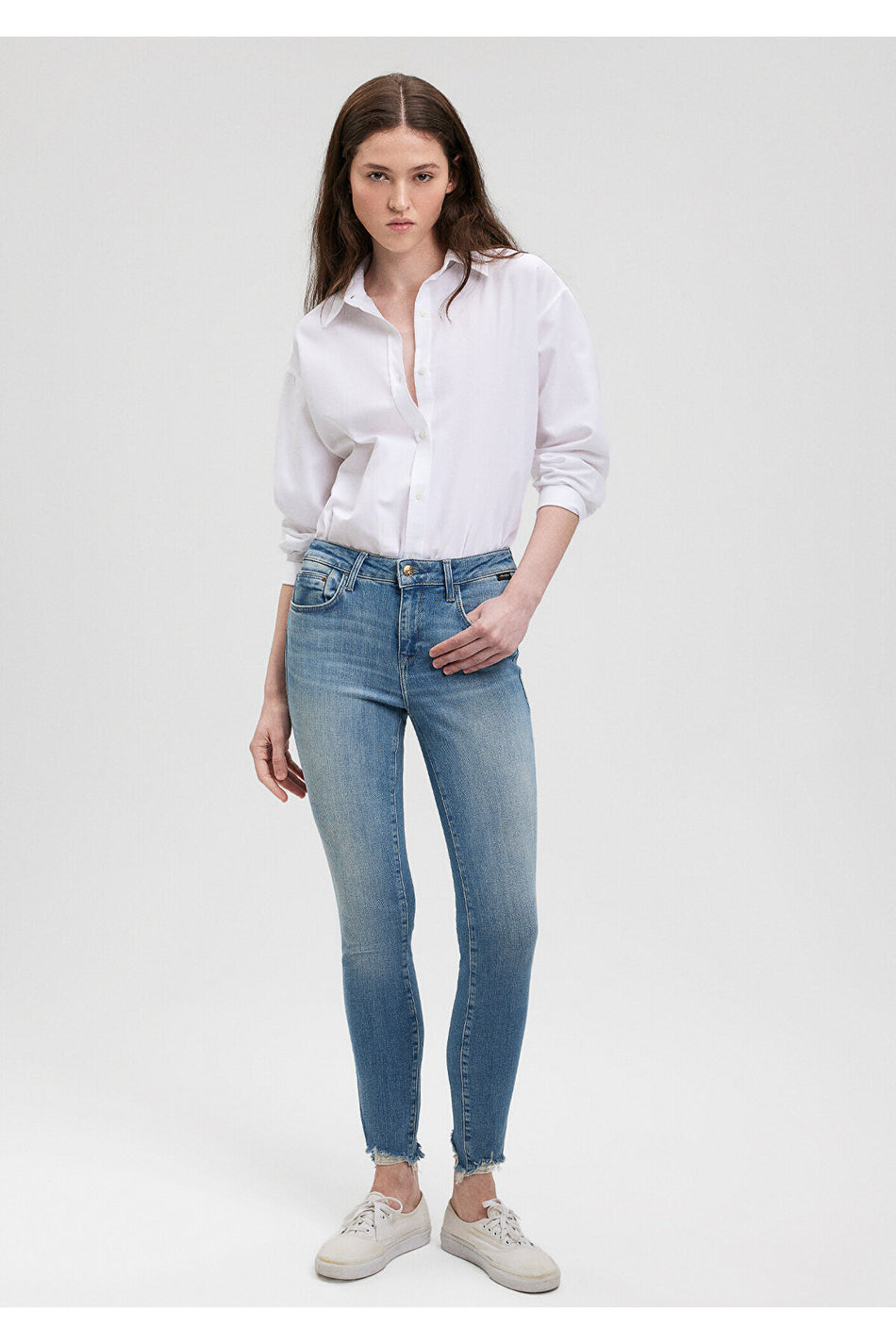 Mavi Tess Gold Premium indigo Si Jean Trousers 100328-84205 - MALLTURK