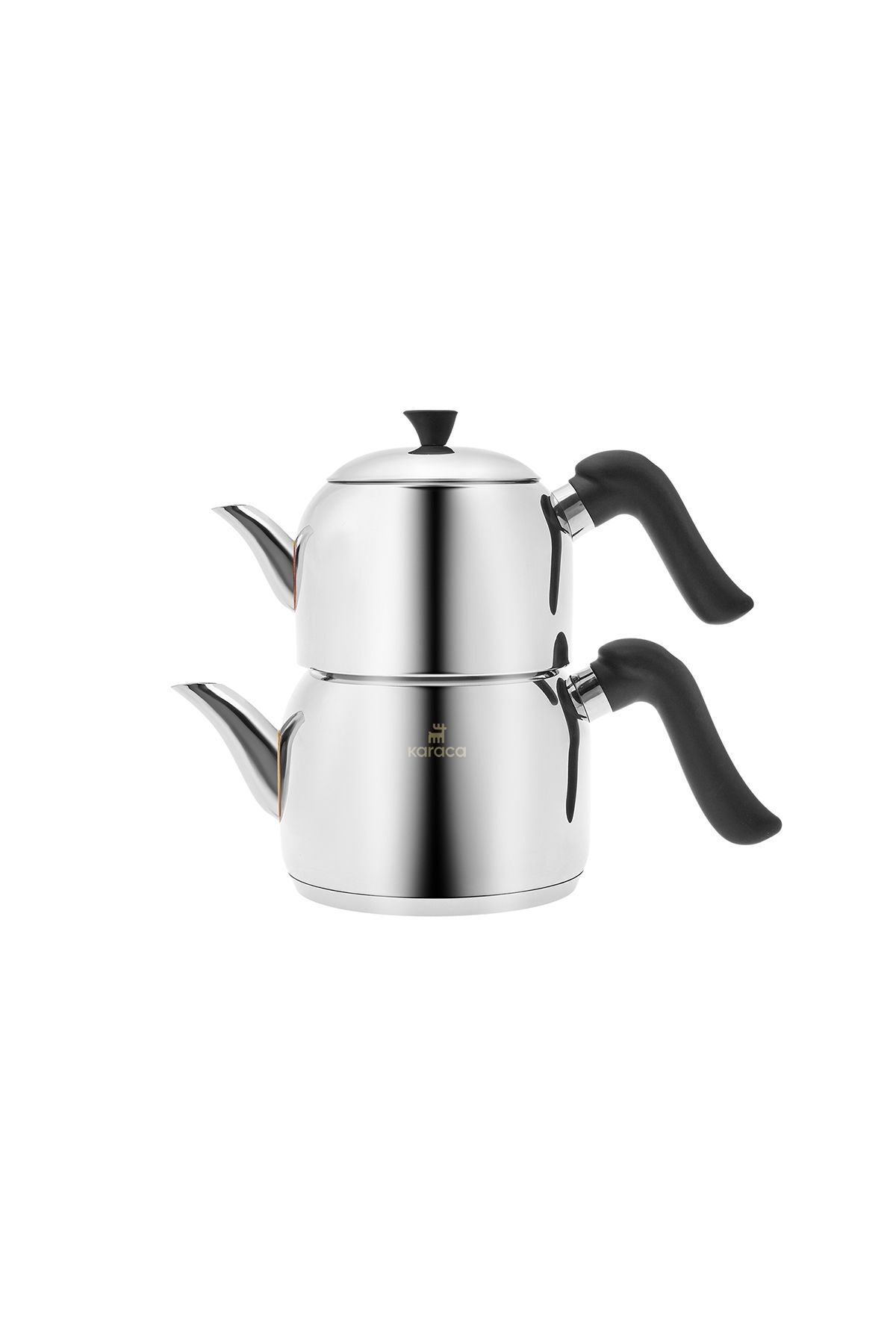 Karaca Edena induction Base Midi Teapot Set, Black - MALLTURK