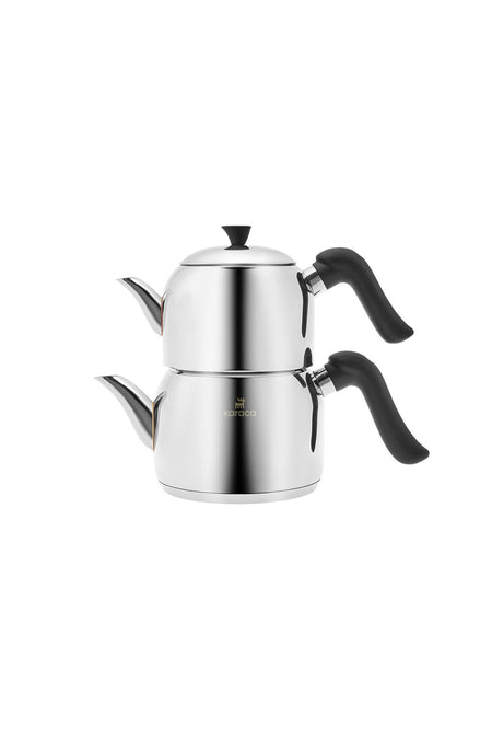 Karaca Edena induction Base Midi Teapot Set, Black - MALLTURK